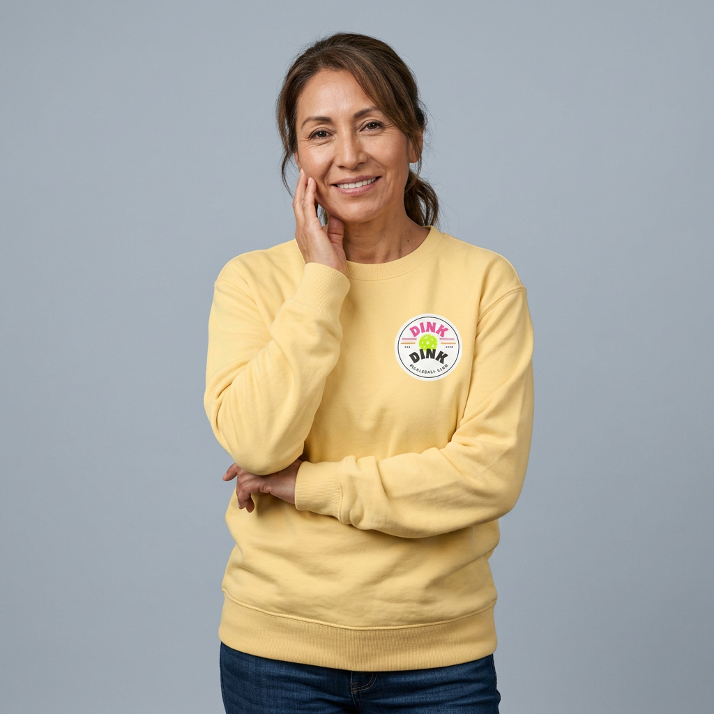 Sedona Courts Vintage Pickleball Sweatshirt — Dink Dink Social Club Scenic Back Print