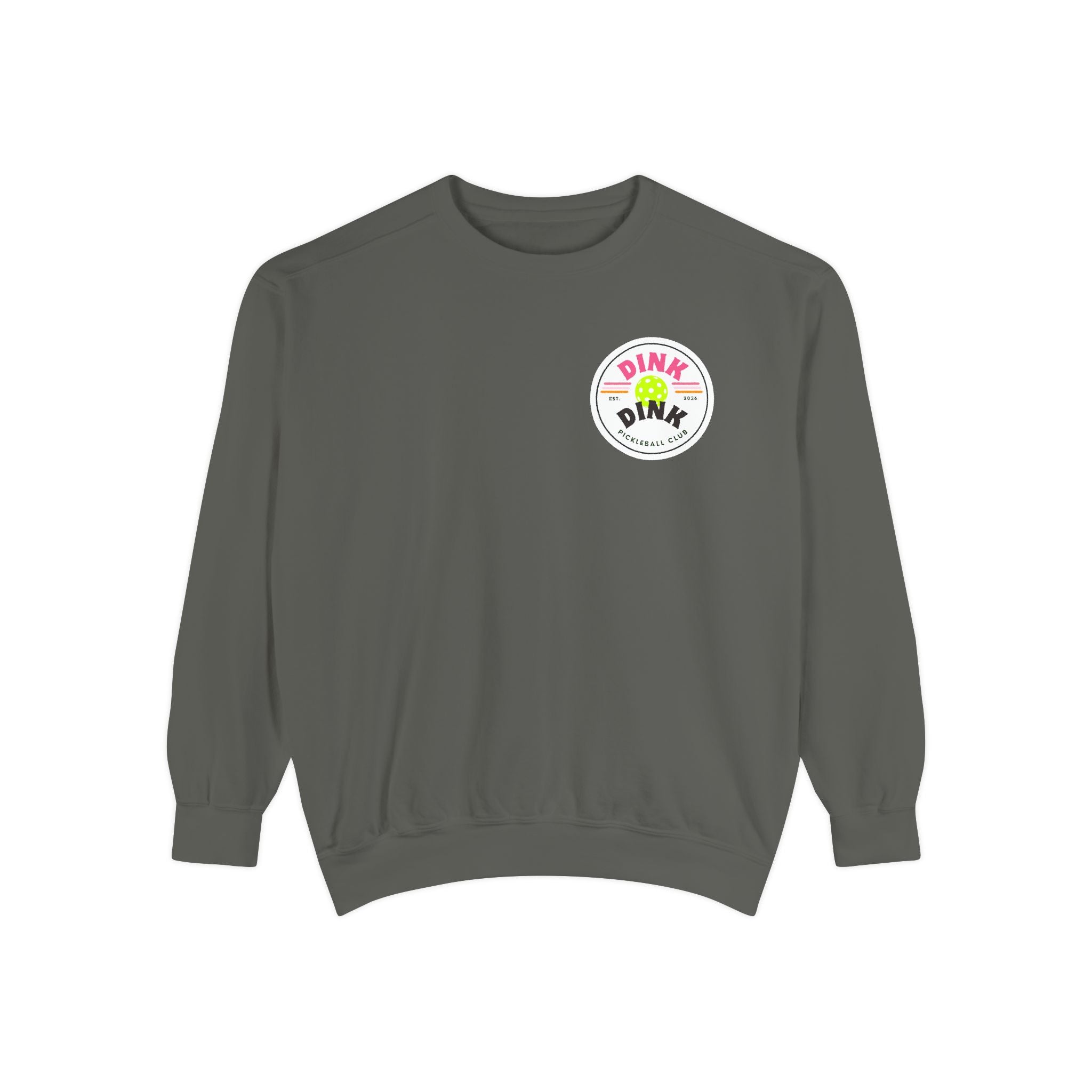 Sedona Courts Vintage Pickleball Sweatshirt — Dink Dink Social Club Scenic Back Print