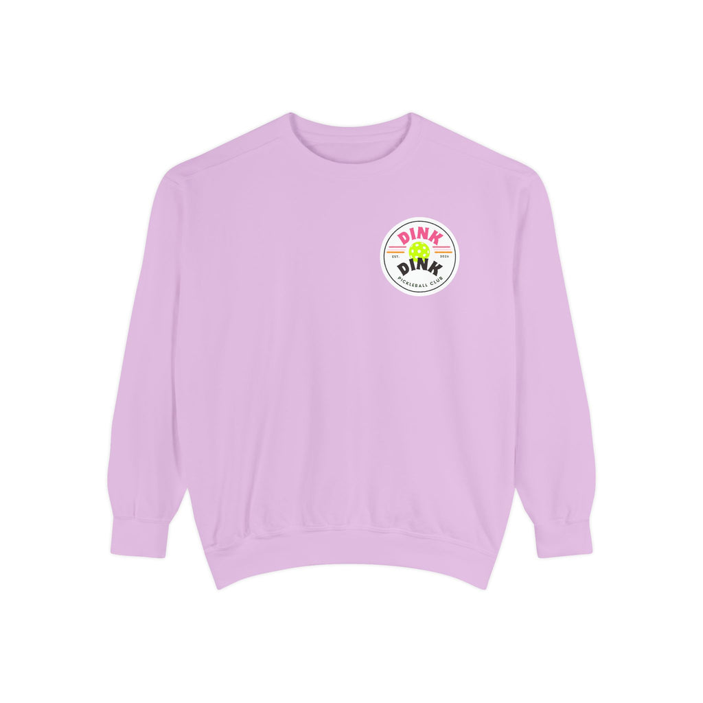 Sedona Courts Vintage Pickleball Sweatshirt — Dink Dink Social Club Scenic Back Print