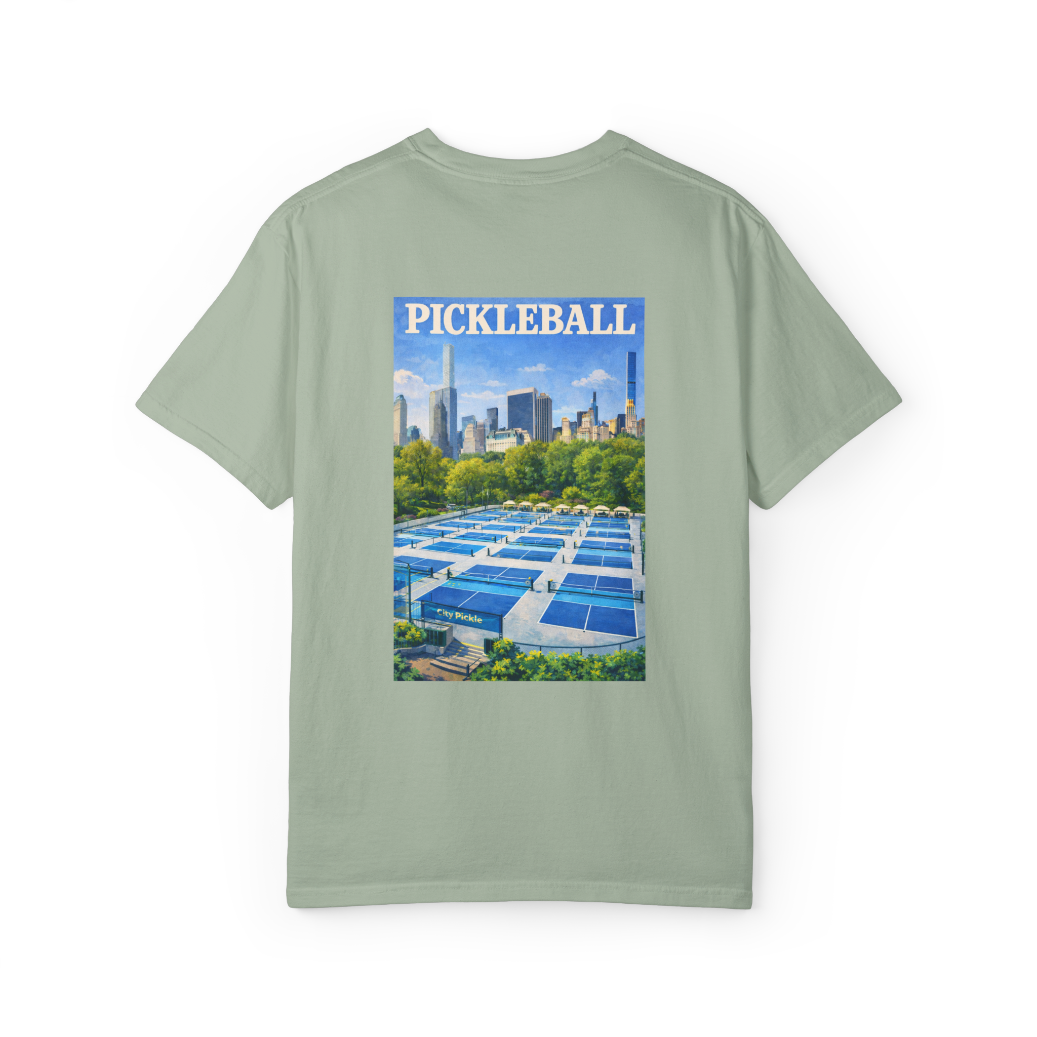 New York City Vintage Poster Pickleball T-Shirt