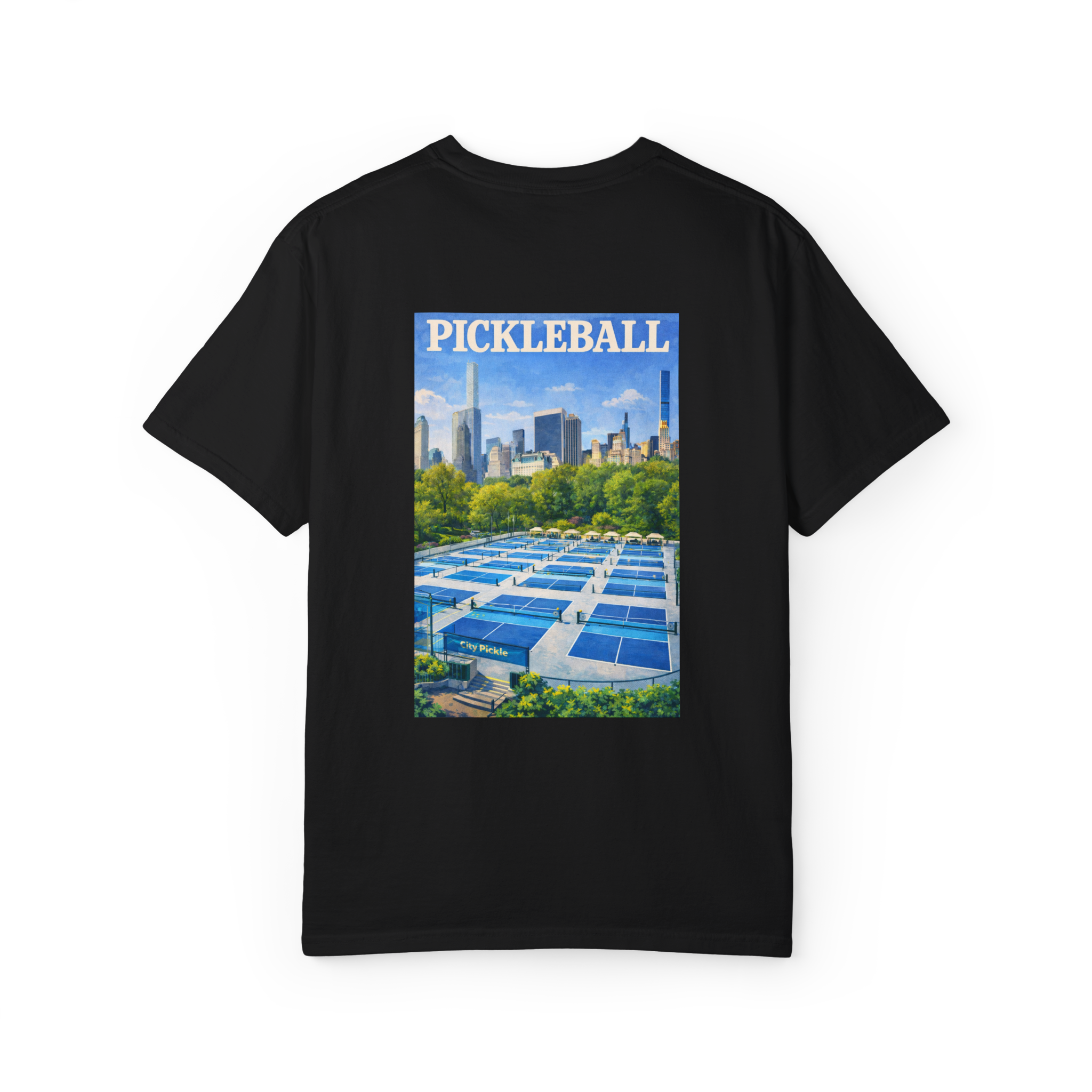 New York City Vintage Poster Pickleball T-Shirt