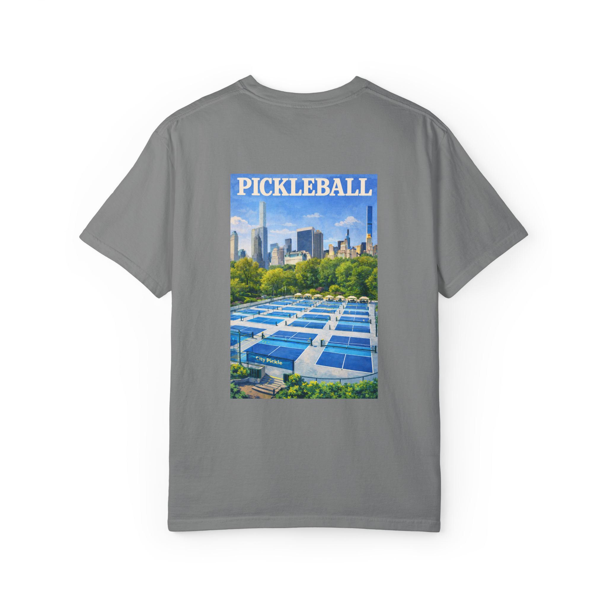 New York City Vintage Poster Pickleball T-Shirt