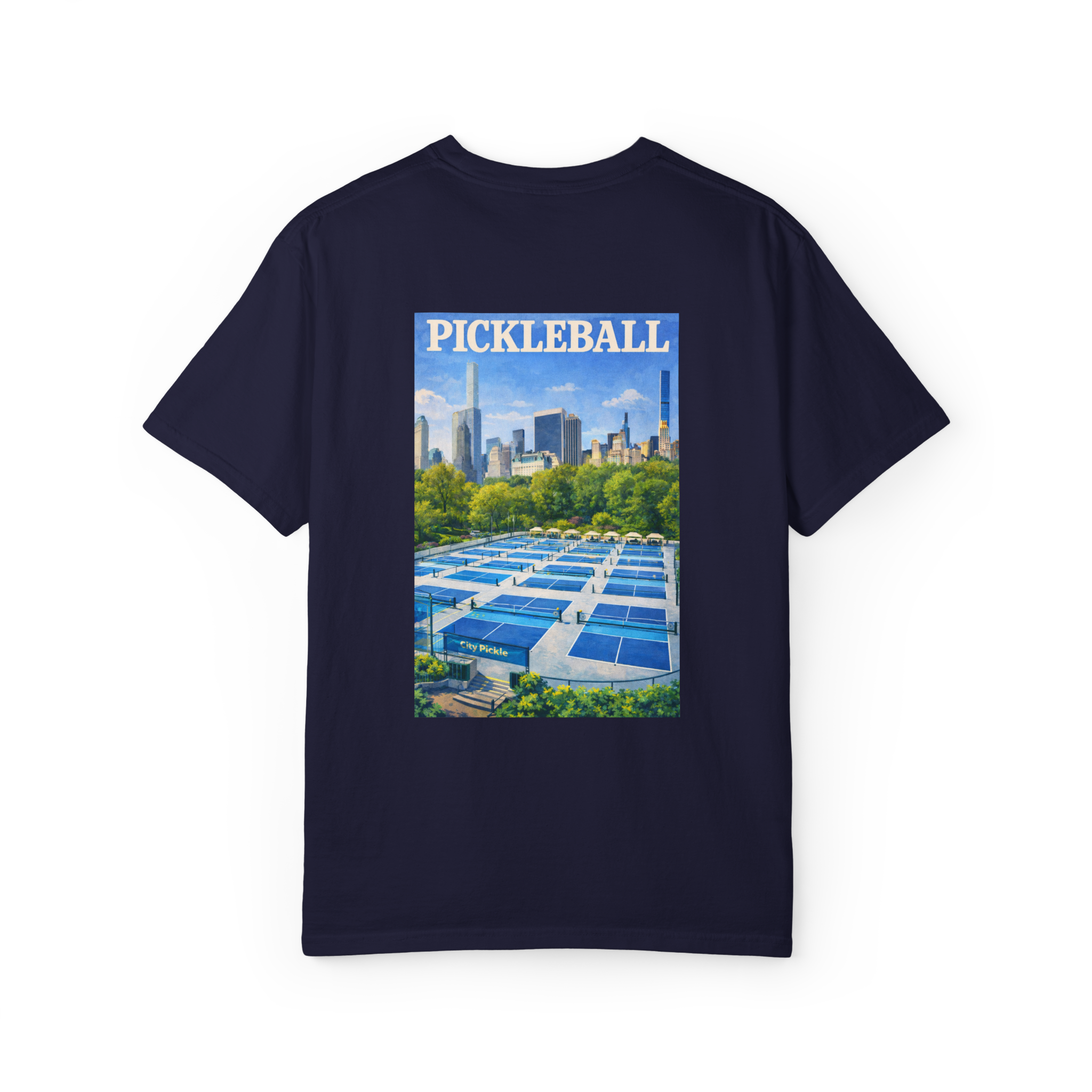 New York City Vintage Poster Pickleball T-Shirt