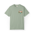 Coastal Pickleball Retro Poster Tee — Resort Style T-Shirt