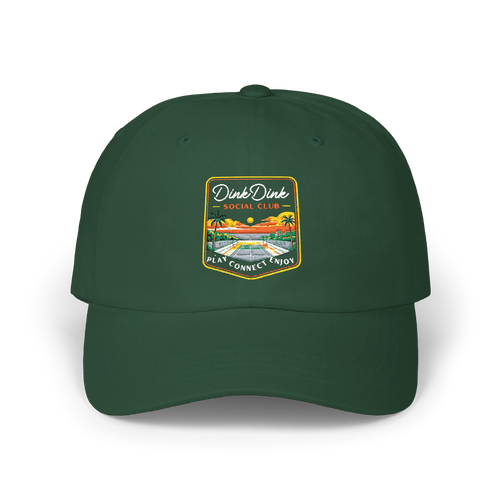 Coastal Dink Dink Pickleball Club Dad Cap